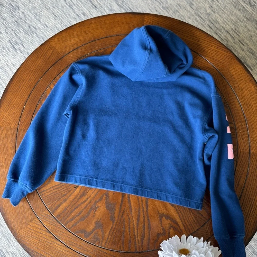 Old Navy Dynamic Fleece Cropped Graphic Hoodie for Girls